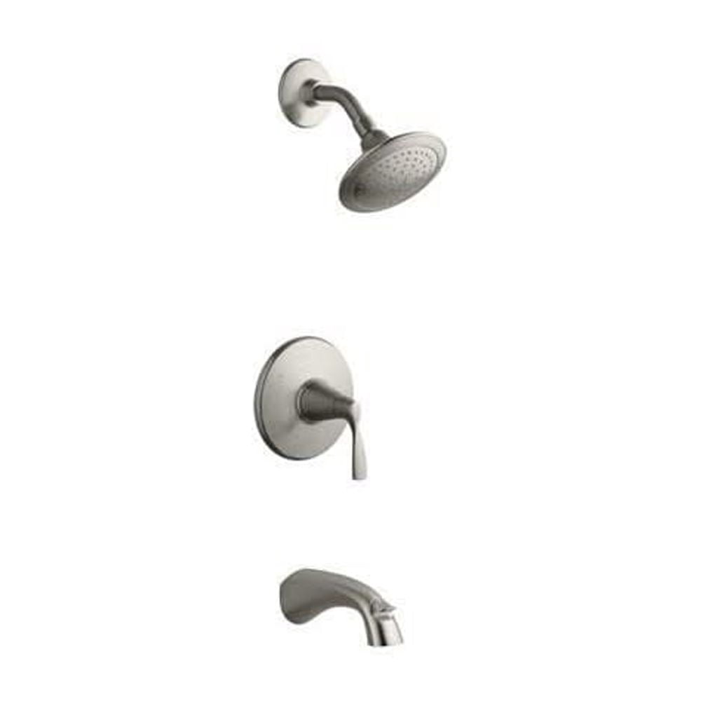 Kohler Mistos Tub & Shower Faucet - Brushed Nickel, Single Handle ...