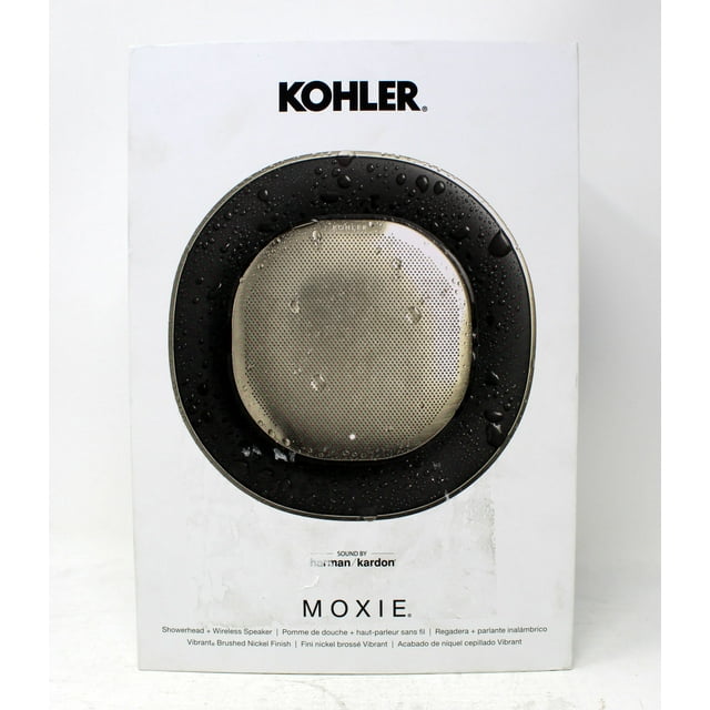 Kohler Moxie Showerhead + Wireless Speaker Combo 1.75 GPM Brushed