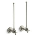 thumbnail image 1 of Kohler NPT 3/8 in. Annealed Vertical Tube with Stop and Cross Handles - Set of 2, 1 of 2