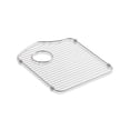 thumbnail image 1 of kohler 6483-st octave left-hand sink rack for octave k-3842 and k-3843 sinks, stainless steel, 1 of 3