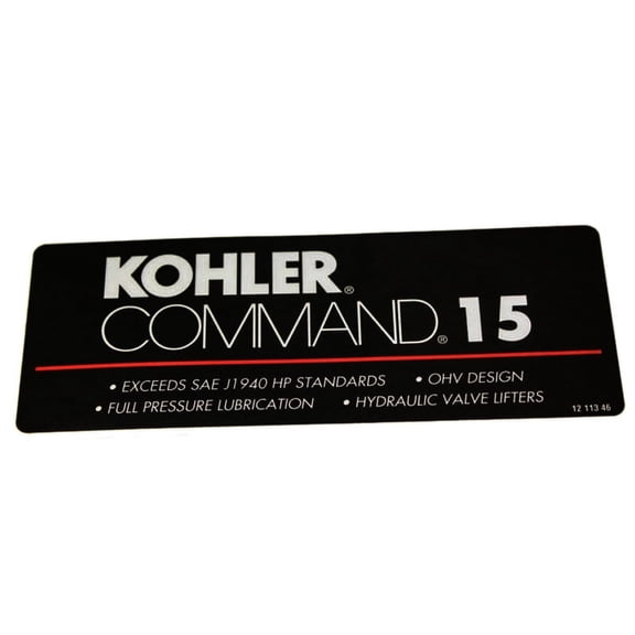 Kohler Parts 1211346 emblem Engine KO-1211346