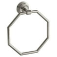 thumbnail image 1 of kohler k-13112-bn pinstripe brushed nickel towel ring, 1 of 2