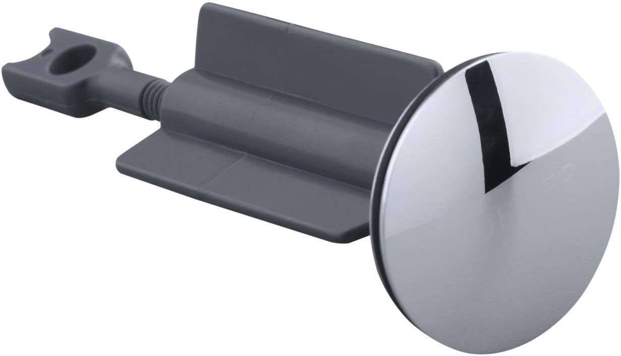 Polished Chrome Lavatory Pop-Up Plug with Plastic Stem