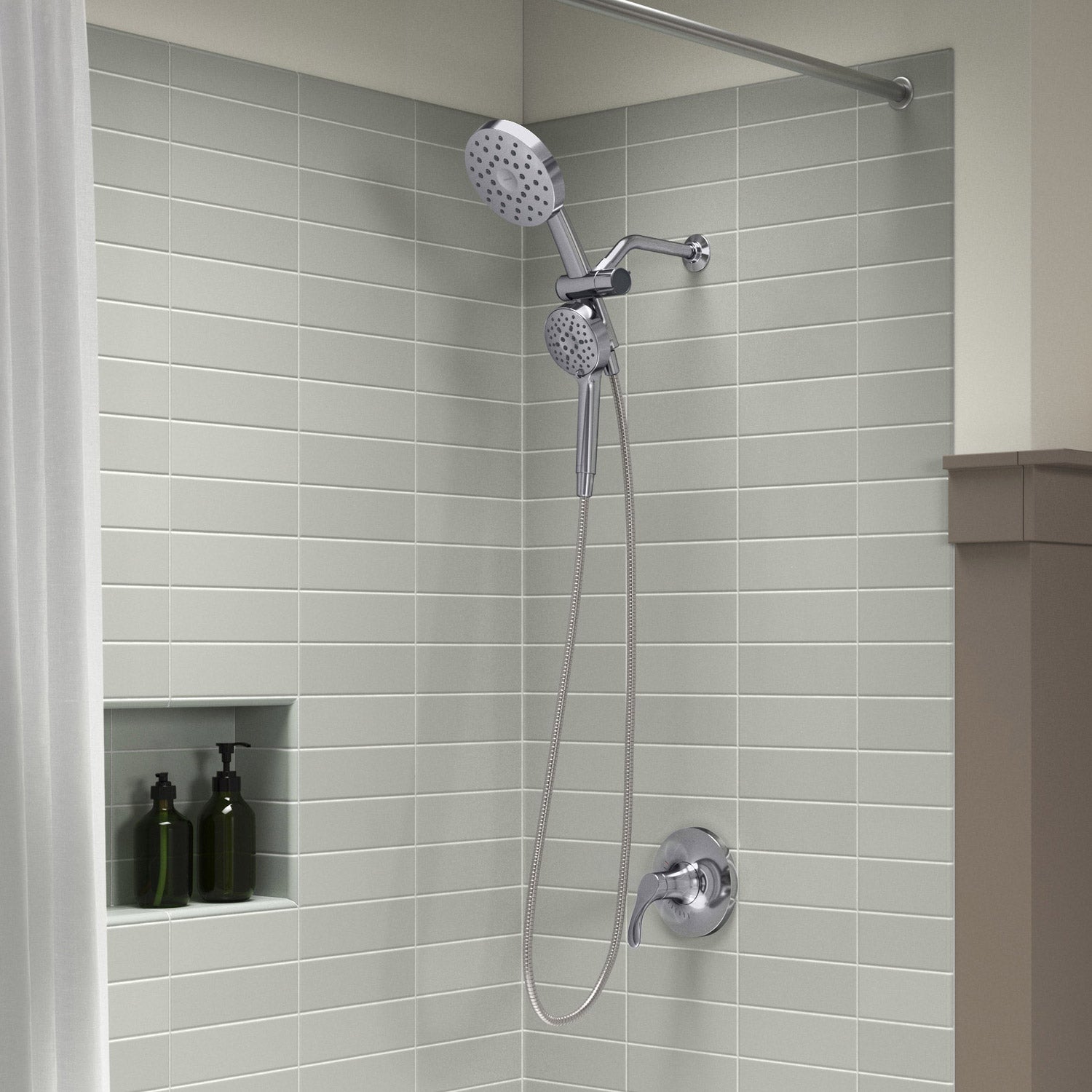 Kohler Prone Handheld 3In1 Bathroom Shower Head System with Powerful