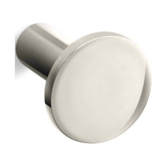 KOHLER K-14484-SN Purist Cabinet Knob, Vibrant Polished Nickel