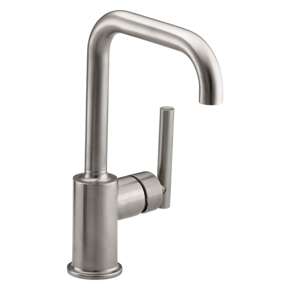 Kohler K-7509-VS 1.8 GPM Single-Handle Secondary BarSink Faucet Stainless Steel