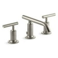 thumbnail image 1 of Kohler Purist Widespread Bathroom Sink Faucet with Low Lever Handles and Spout, 1 of 2