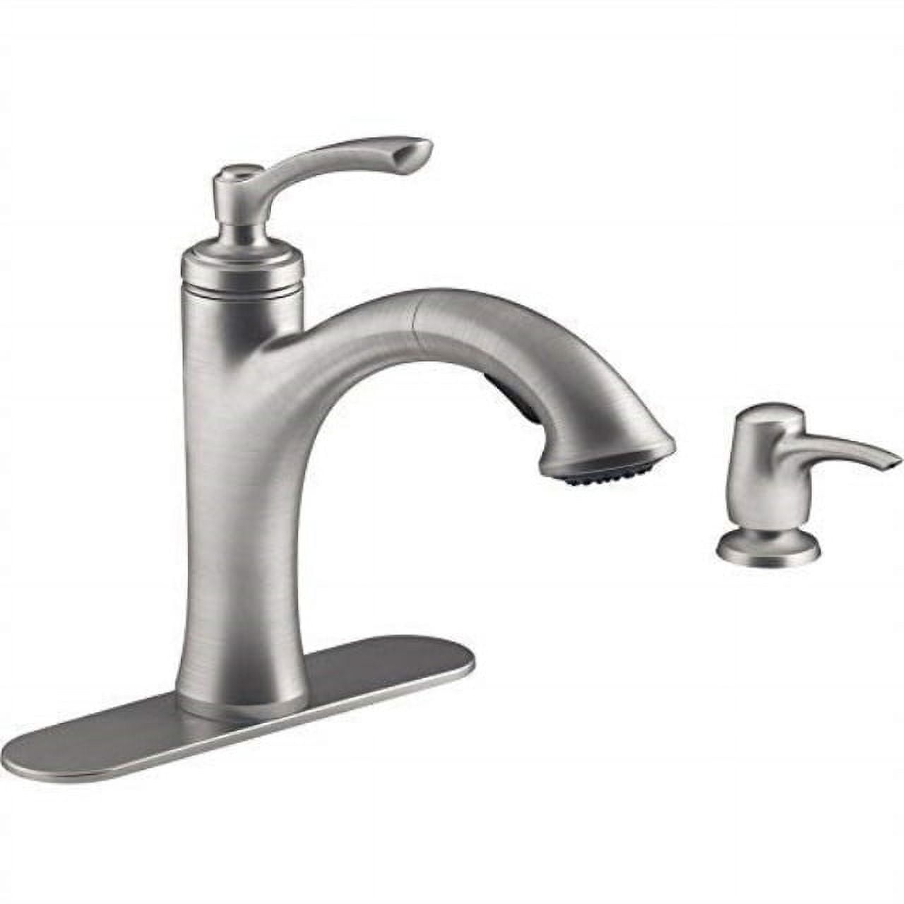 Kohler R16399-SD-VS Elliston Pullout Kitchen Faucet Vibrant Stainless
