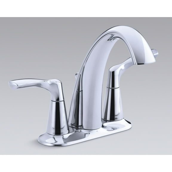Kohler R37024-4D1-CP 4" Polished Chrome Mistos Two Handle Centerset Lavatory Faucet