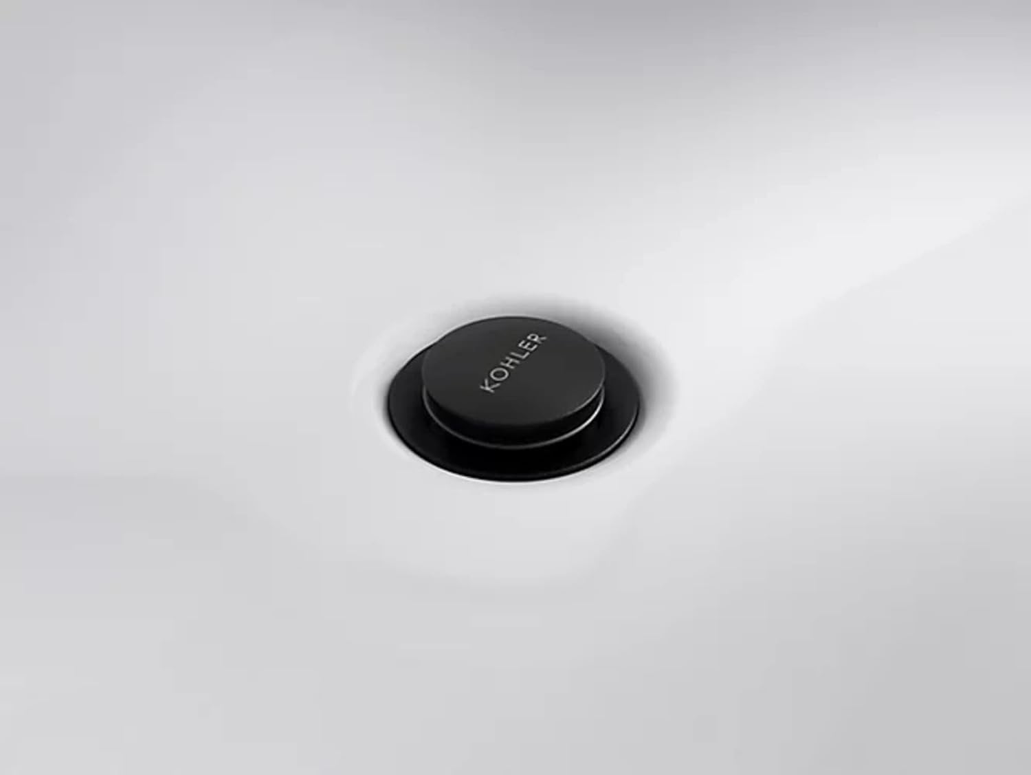 Kohler RH1464524-BL Clicker Drain with Overflow in Matte Black ...