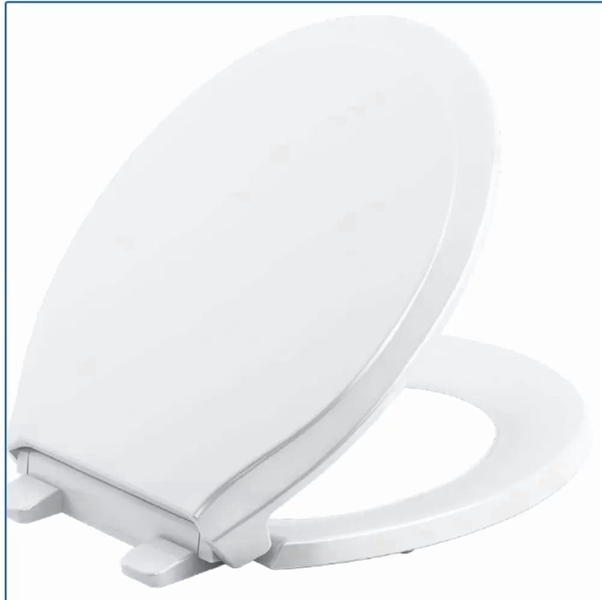 &nbsp;Kohler 1 Pack Retmore 78152-A-O Quiet-Close Antimicrobial Round Toilet Seat Plastic White