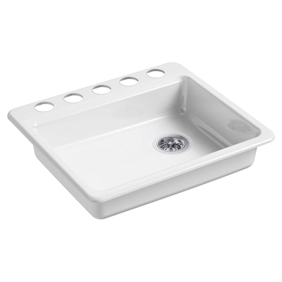 Kohler Riverby Single Basin Undermount Kitchen Sink