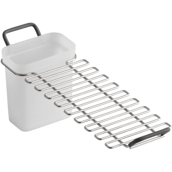 KOHLER K-6194-ST Riverby Utility Rack with Soaking Cup