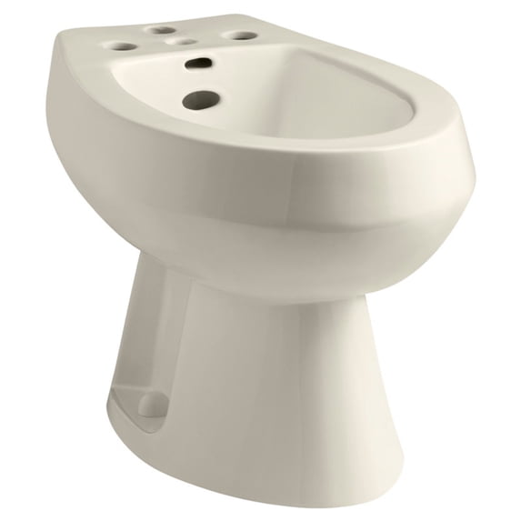 Kohler San Tropez K4854 Floor Mount 4 Faucet Holes Vertical Spray Bidet