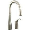 thumbnail image 1 of Kohler Simplice Pull-Down Kitchen Sink Faucet With 9 In. Spout Reach, Vibrant Stainless Steel, 1 of 2