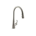 thumbnail image 1 of Kohler Simplice Single-Hole Or Three-Hole Kitchen Sink Faucet with 16-5/8" Pull-Down Spout, Docknetik Magnetic Docking System, and A 3-Function Sprayhead Featuring Sweep Spray, Vibrant Stainless, 1 of 2