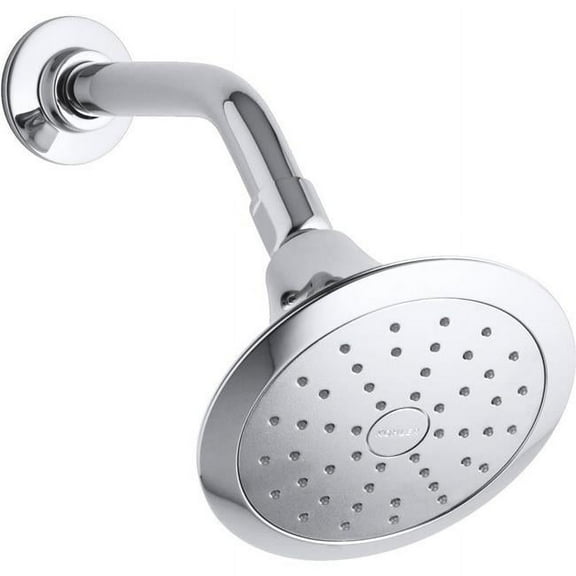 Kohler & Sterling Forte Polished Chrome Single Function Shower Head Head - Polished Chrome