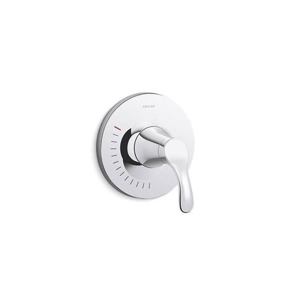 Open Box Kohler TS23950-4-CP 1-Handle Simplice Rite-Temp Pressure-Balancing Valve Trim - Polished Chrome