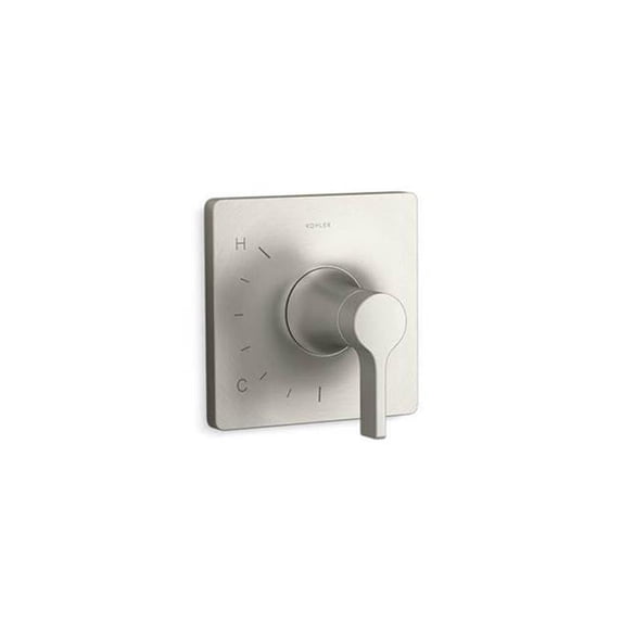 Kohler TS28129-4-BN 1-Handle Venza Rite-Temp Valve Trim - Vibrant Brushed Nickel