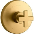 thumbnail image 1 of Kohler TS73115-3-2MB Composed Rite-Temp Valve Trim with Cross Handle - Vibrant Brushed Moderne Brass, 1 of 6
