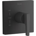 thumbnail image 1 of Kohler TS99761-4-BL 1-Handle Honesty Rite-Temp Valve Trim with Lever Handle - Matte Black, 1 of 3
