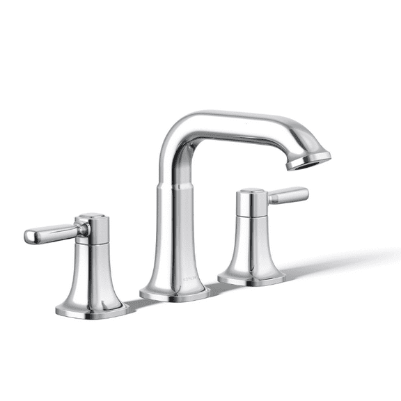 Kohler Terzet Widespread Bathroom Sink Faucet Polished Chrome