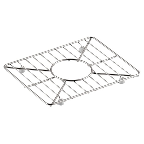 kohler k-2993-st vault entertainment bottom basin rack, stainless steel