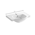 thumbnail image 1 of KOHLER K-5248-1-0 Veer Single-Hole Sink Basin, 24-Inch, White, 1 of 4