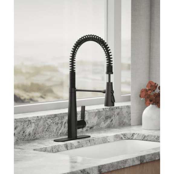 Kohler Vind Semi-Professional Pull-down Kitchen Sink Faucet Matte Black