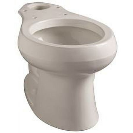 Kohler Wellworth Round Front Toilet Bowl With 12 In. Rough, White