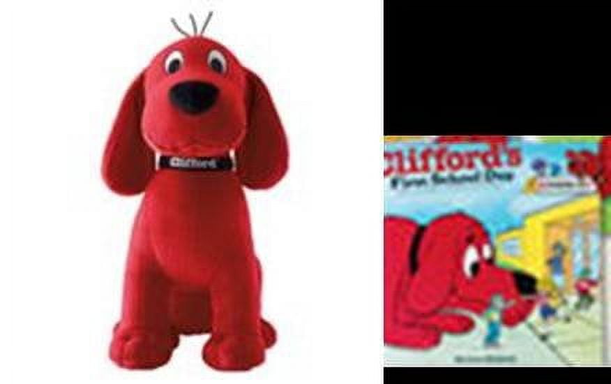 Kohls Clifford the Big Red Dog Plush AND Clifford s First Day of School Hardcover Book Gift Set Walmart