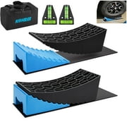 Kohree 2 Pack Upgraded Camper Leveler RV Leveling Blocks with 2 Spirit Levels & Carrying Bag for Travel Trailers