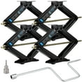 thumbnail image 1 of Kohree 24" 7500lbs RV Trailer Stabilizer Leveling Scissor Jacks with Crank Handle and Drill Bit,Set 4, 1 of 12
