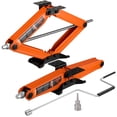 thumbnail image 1 of Kohree 2-Pack 8000lbs RV Scissor Jacks,Heavy Duty RV Trailer Camper Stabilizer Leveling with Crank Handle & Drill Bit,4-24" Adjustable Height,Orange, 1 of 9