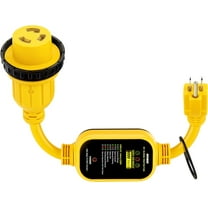 Kohree 30 Amp to 50 Amp RV Adapter with Surge Protection, 8000 Joules RV Surge Protector with LED Power Indicato for Camper Trailer, NEMA TT-30P to NEMA 14-50R