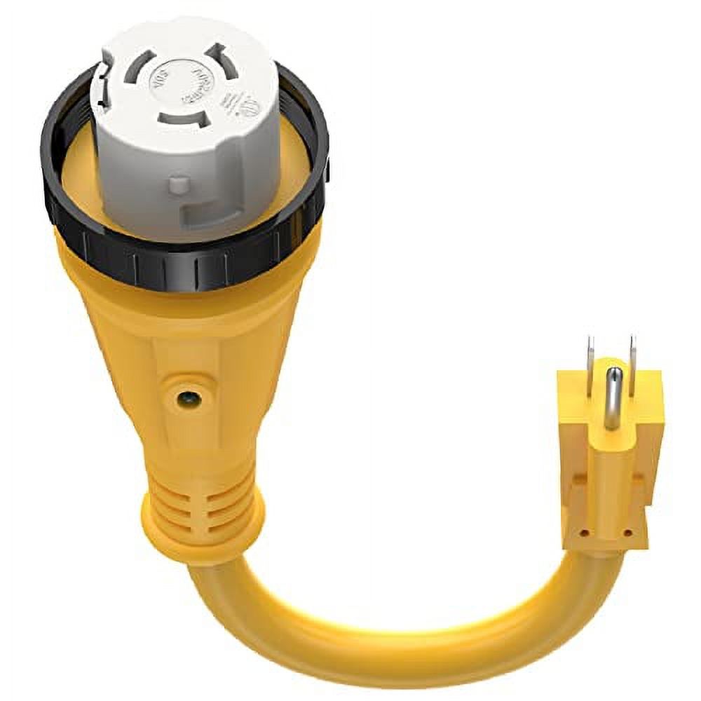 Kohree 50 Amp to 15 Amp 110V RV Adapter Plug, 15 Amp Male to 50 Amp