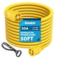 thumbnail image 1 of Kohree 30 Amp Generator Extension Cord,Heavy Duty 4 Prong RV Power Locking Cord with Cord Organizer (50 Feet), 1 of 7