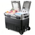 thumbnail image 1 of Kohree 53QT (50L) Portable Car Refrigerator Freezer 12V/24V DC Dual Zone Electric Cooler -7°F-50°F with Wheels & Handle for RV, Truck, Boat, Camping, Outdoor, 1 of 10