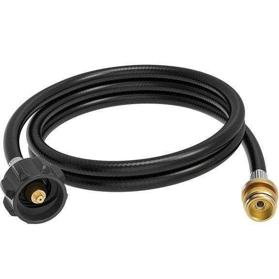 Kohree 6FT Propane Tank Adapter Hose, 1lb to 20lb Propane Adapter for RV Camping Stove , Buddy Heater, Barbecue, Grills