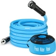 thumbnail image 1 of Kohree Blue 25FT RV Water Hose with Storage Bag, 5/8'' ID Drinking Water Hose for RV, Camping, Truck, 1 of 9