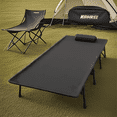 thumbnail image 1 of Kohree Portable Camping Cot,Compact Foldable Sleep Bed for Adult with Pillow & Carry Bag,Support 330lbs for RV Truck Camping,Travel,Hiking,Climbing,Backpacking, 1 of 14