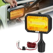 Kohree 48V Electric Golf Cart Heater with 360 Degree Adjustable Angle,400W Silent Carbon Fiber Heating for Golf Cart Club Car/EZGO/Yamaha