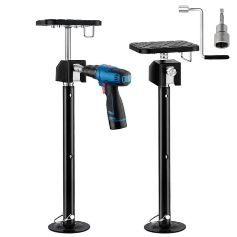 Kohree RV Slide Out Supports Jack with a Flat Top Support Block,5000lbs Adjust 26"-49"2 Pack)