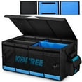 thumbnail image 1 of Kohree Car Trunk Organizer,74L Large-Capacity Foldable Car Storage Box with Multiple Compartments,Waterproof 900D Oxford for RV,SUV, Truck, Van,Car Accessories, Tools-Orange,Blue, 1 of 16