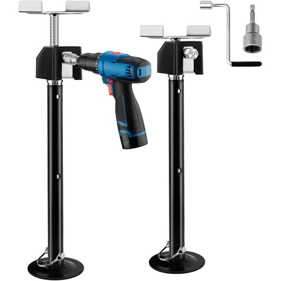 Kohree Set of 2 RV Slide Out Support Stabilizer Jacks 5000lbs Adjust 20"-49" by Power Drill for Travel Trailer