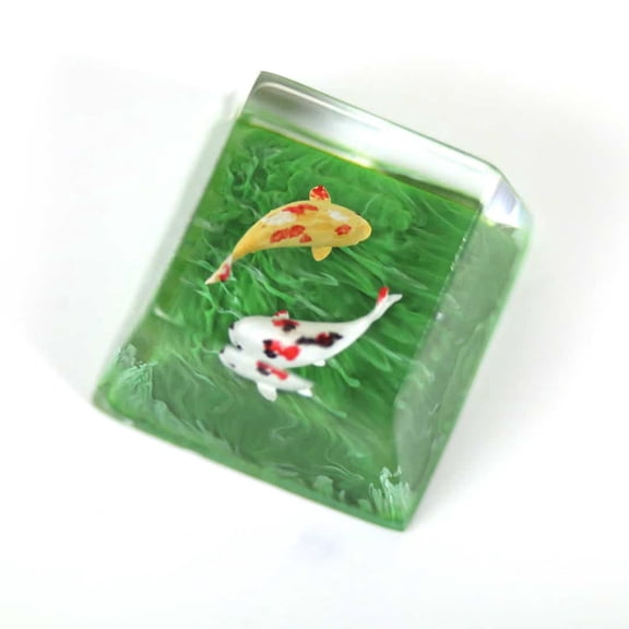 Koi Artisan Keycaps - Shimmering Pond Series