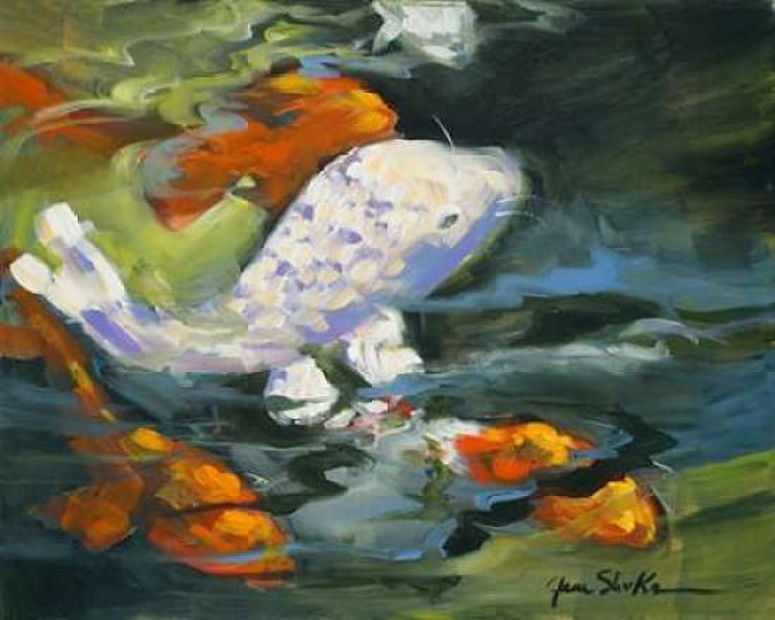 Koi Canvas Art - Jane Slivka (24 x 30)