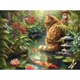 thumbnail image 1 of Koi Cat Jigsaw Puzzles Jigsaw Puzzles, 1 of 1