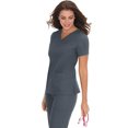 thumbnail image 1 of Koi 'Classics' Women's Nicole Crossover V-Neck Solid Scrub Top Scrub Top, 1 of 4