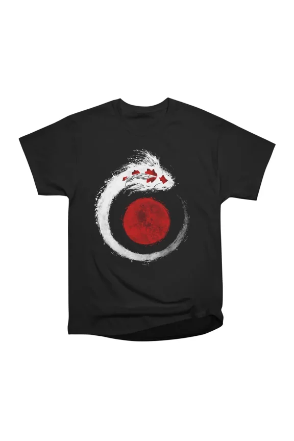 Koi Dragon strokes T-Shirt Tee Gift For Him Merch For Her Apparel For Friend